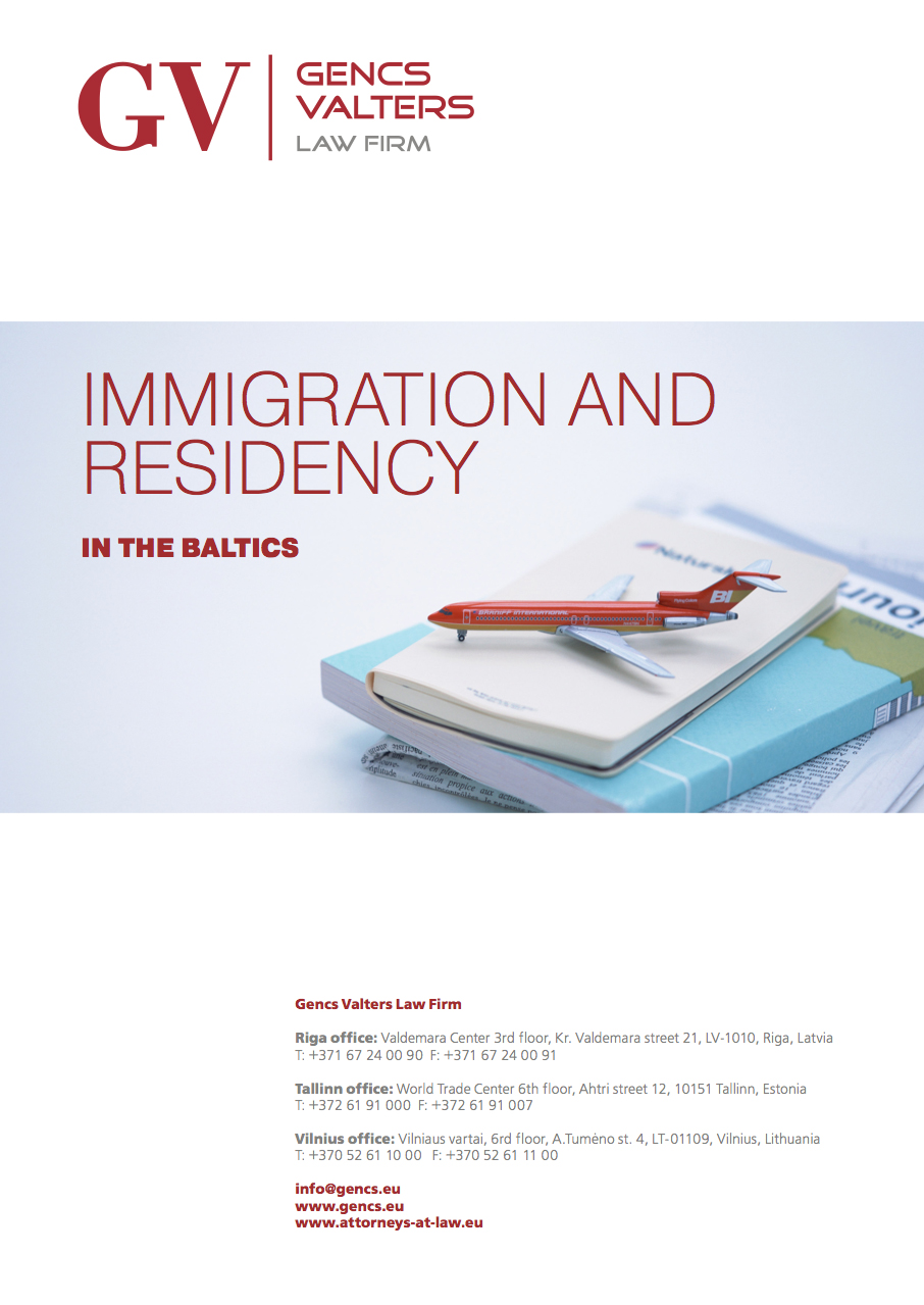 Immigration and Residency in Baltics 2015: Latvia, Lithuania, Estonia